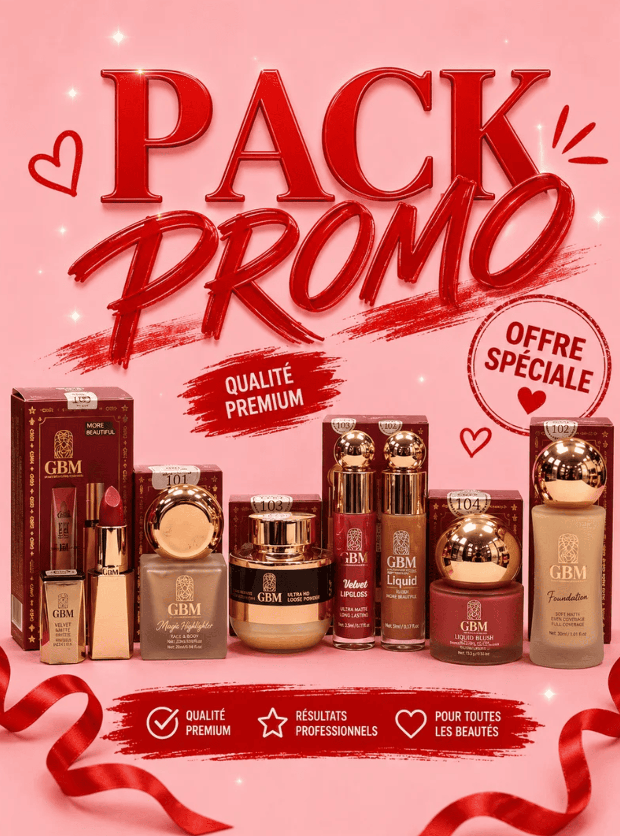 ""🚨🎁 PACK 7 PRODUITS+CADEAU+توصيل مجاني🚨""